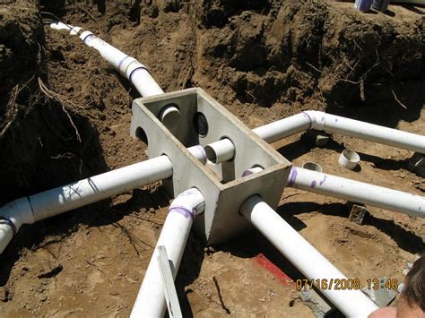 septic distribution box hose|installing a septic distribution box.